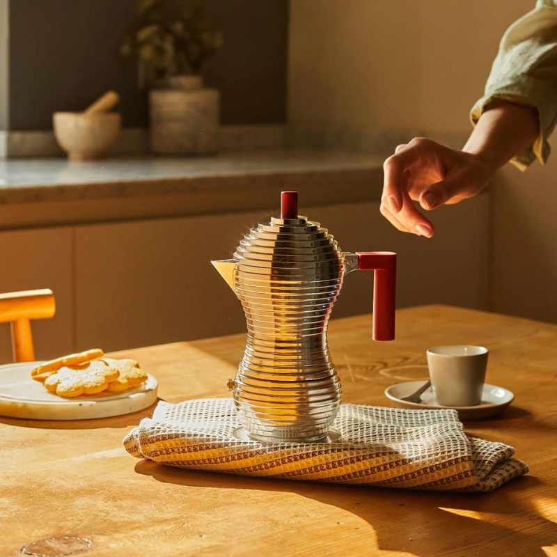 Alessi Pulcina Espressokocher edelstahl