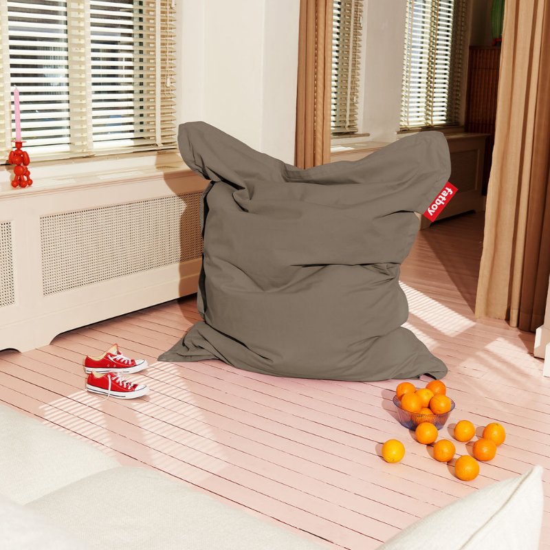 Fatboy Sitzsack Original Indoor (stonewashed) Sitzsack im Kinderzimmer in der Farbe Taupe