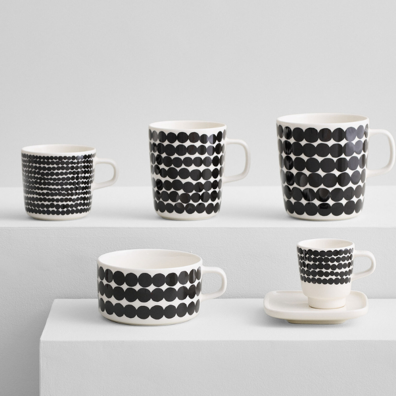 Espressotasse mit Untertasse "Oiva Siirtolapuutarha"