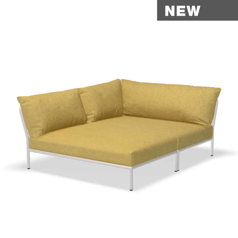 Lounge Eckelement "Level 2 " Links - Muted White