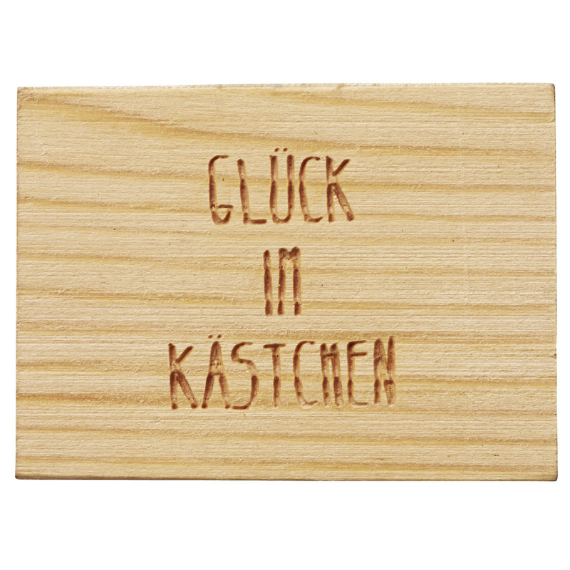 Glück im Kästchen "Glücksschwein"