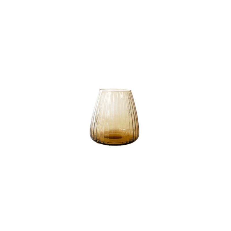 XLBOOM DIM Stripe Vase - klein bernstein