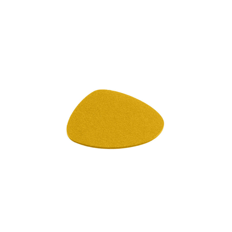 Cotto Wohnen Hey Sign Glasuntersetzer Stone | 3mm Curry