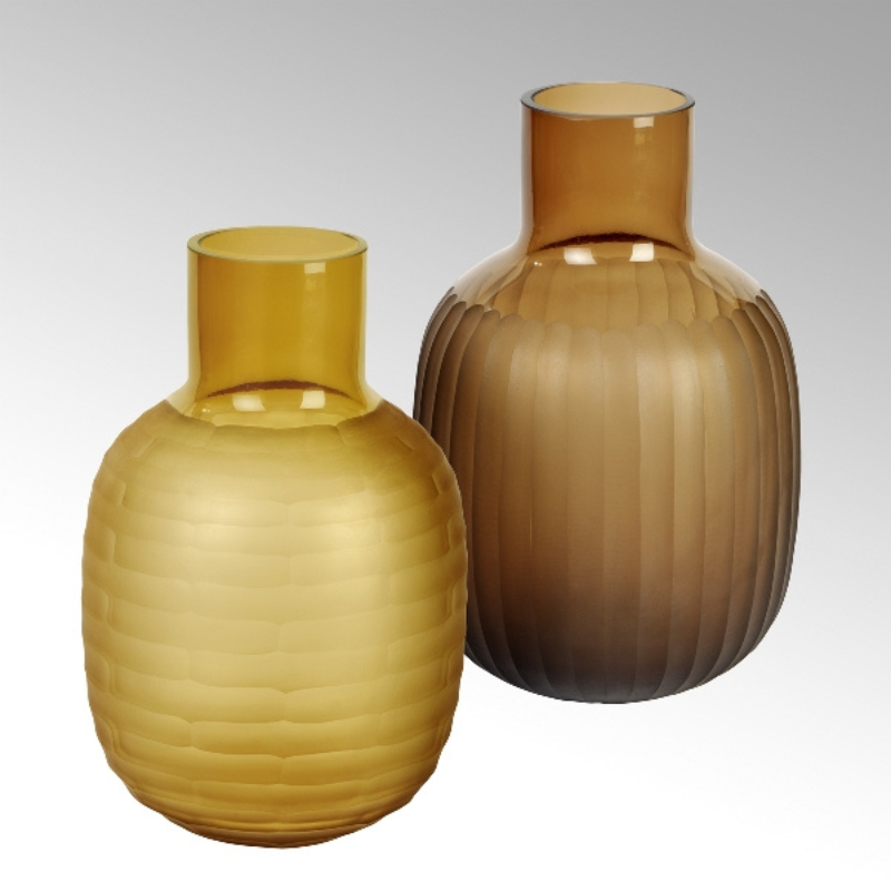 Cotto Wohnen Lambert Bronzino Glas Vase  Honig & Nougat