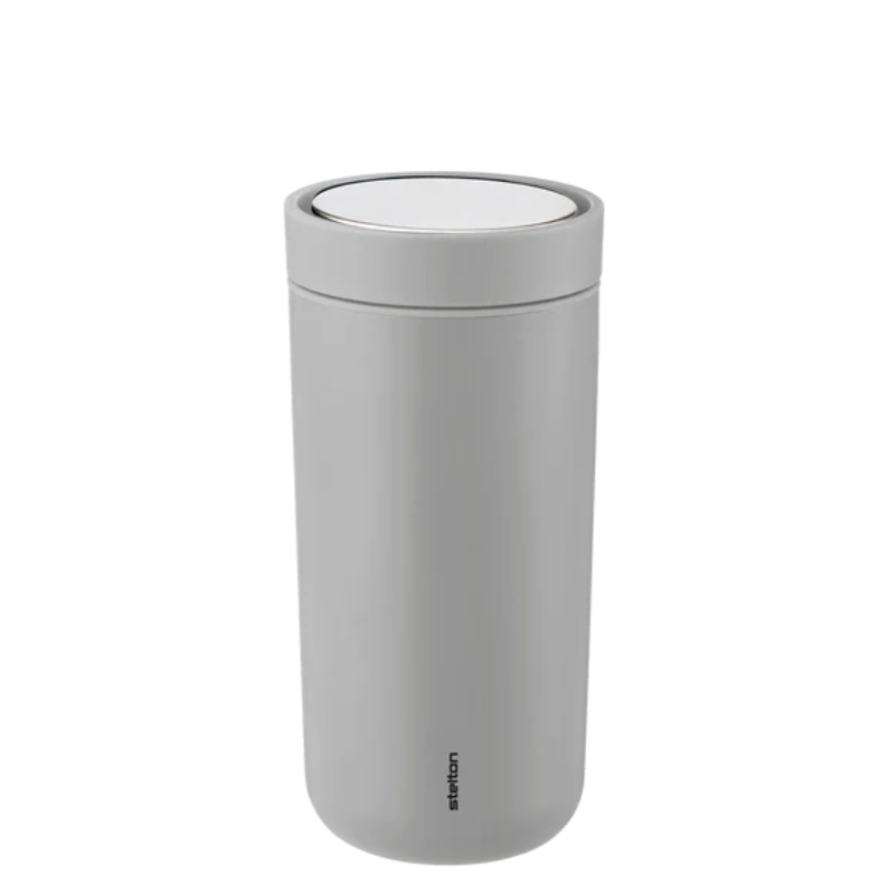 Cotto Wohnen Stelton To Go Click Becher Light Grey