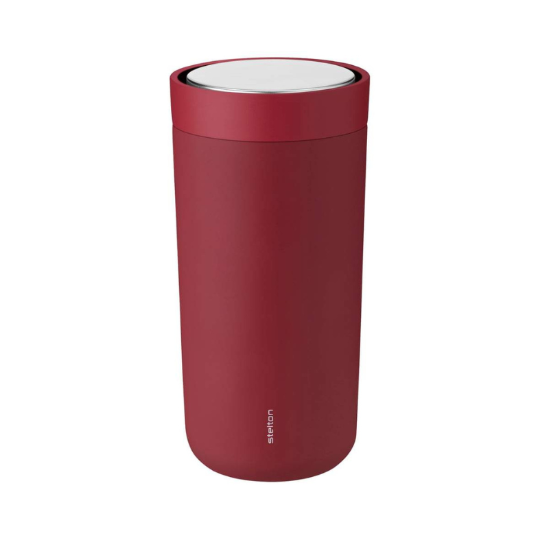 Cotto Wohnen Stelton To Go Click Becher Maroon