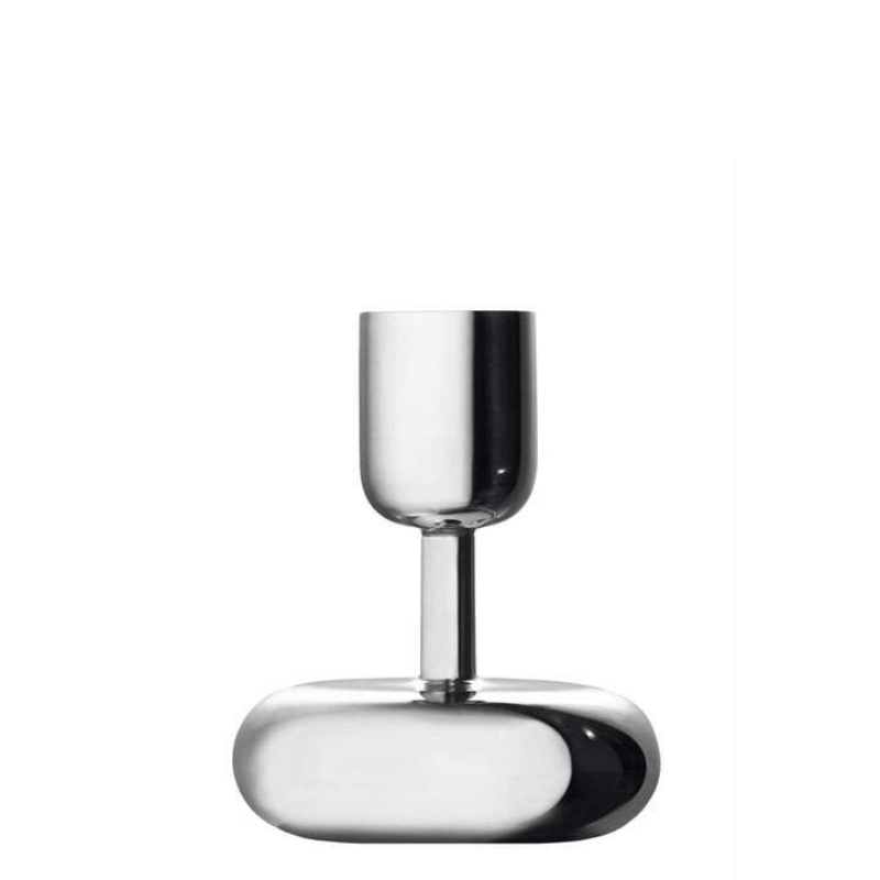 Cotto Wohnen iittala Nappula Kerzenhalter Silber klein