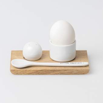 Porzellan Eierbecher Set "Better Together"