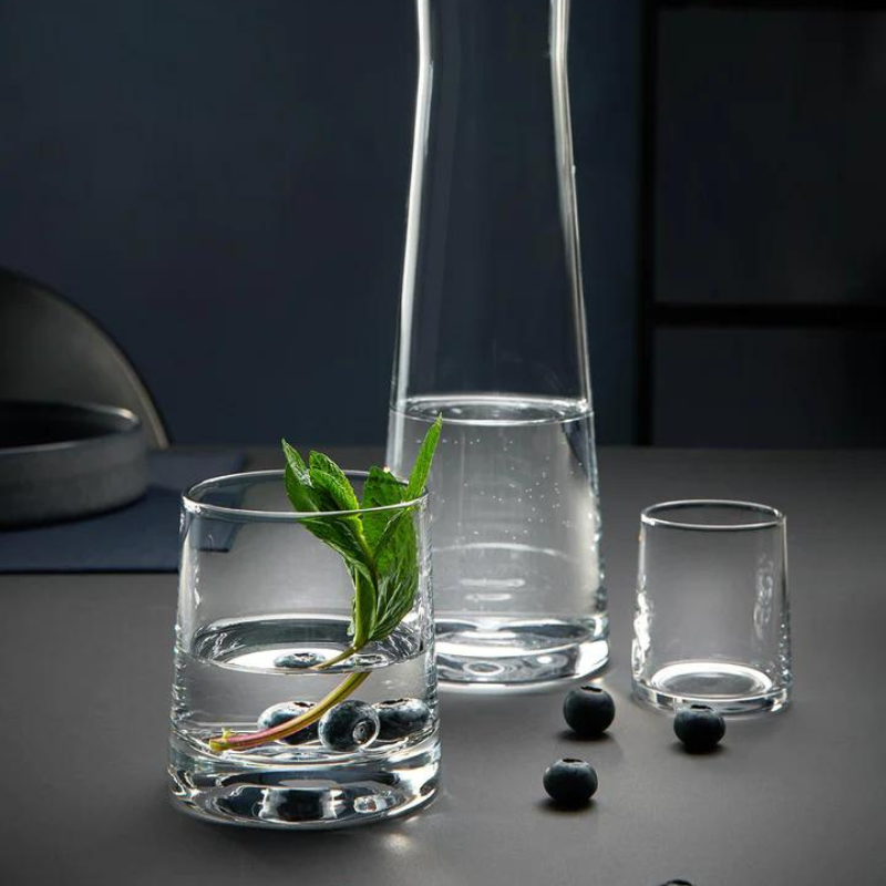 Trinkglas Lina, elegantes Design aus klarem Glas, perfekt für Wasser, Säfte oder Cocktails in transparent
