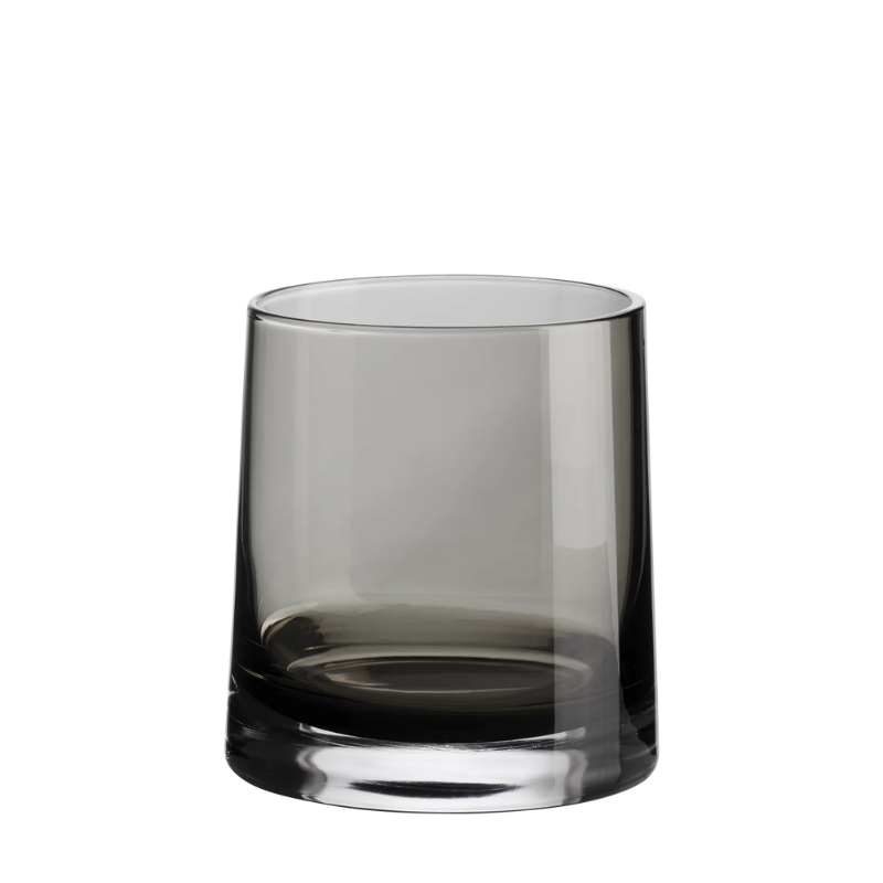 Trinkglas Lina, elegantes Design aus klarem Glas, perfekt für Wasser, Säfte oder Cocktails in der Farbe Shadow