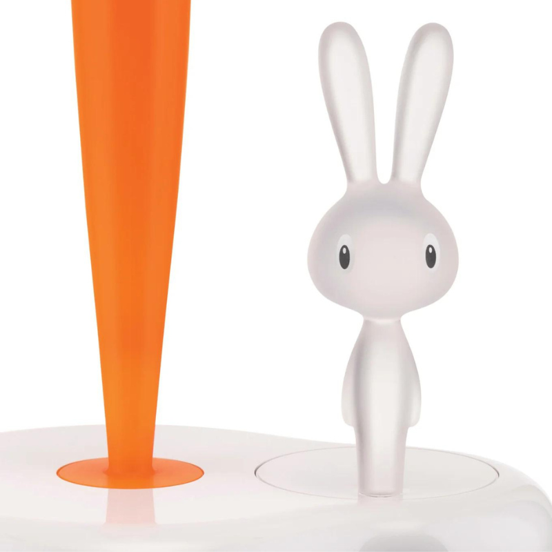 Alessi Bunny & Carrot Küchenrollenhalter Weiß