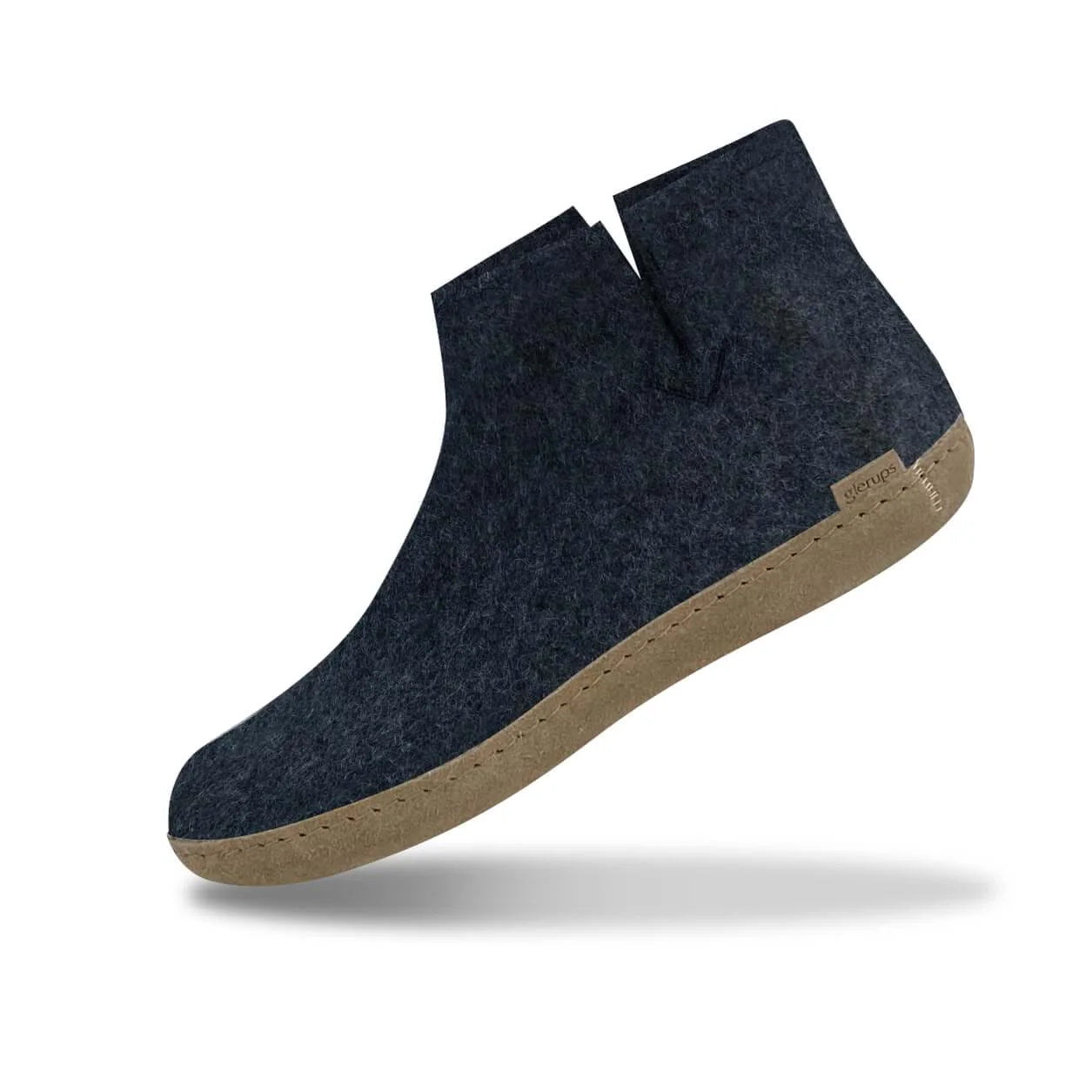 Glerup Boot Filzstiefel mit Ledersohle