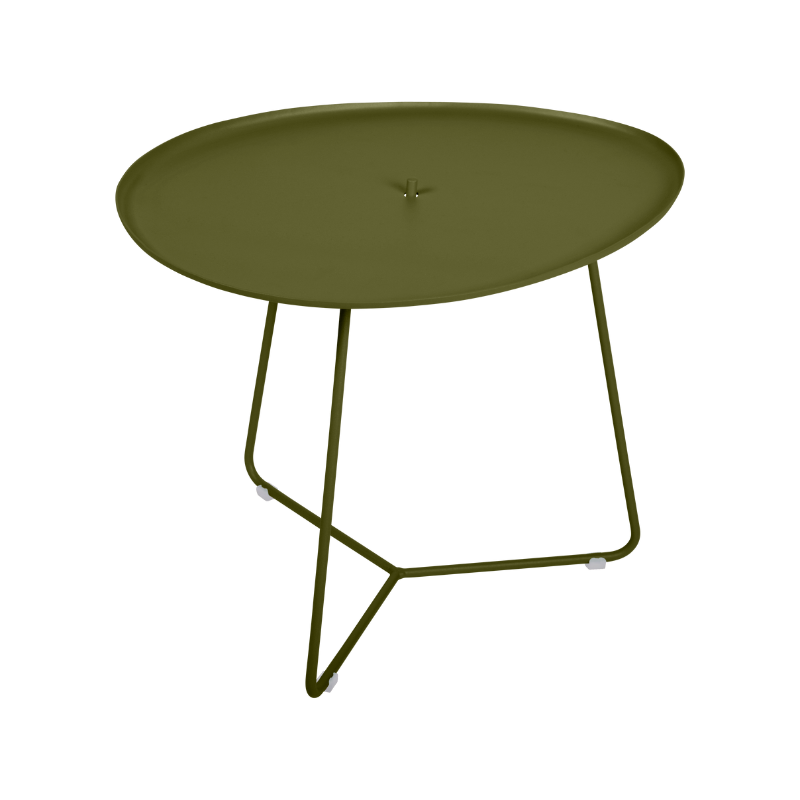 Niedriger Beistelltisch "Cocotte" (Oval) mit abnehmbarerer Platte