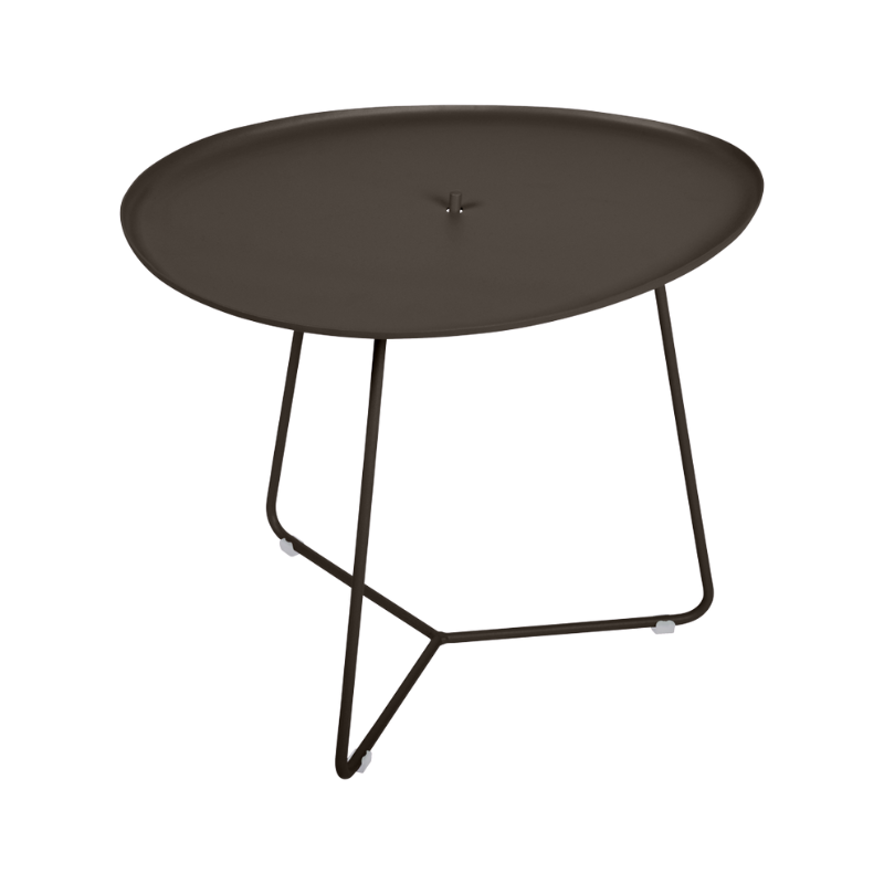 Niedriger Beistelltisch "Cocotte" (Oval) mit abnehmbarerer Platte