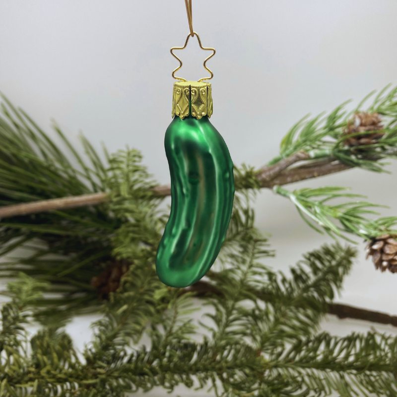 Eingemachte Gurke Weihnachtsanhänger