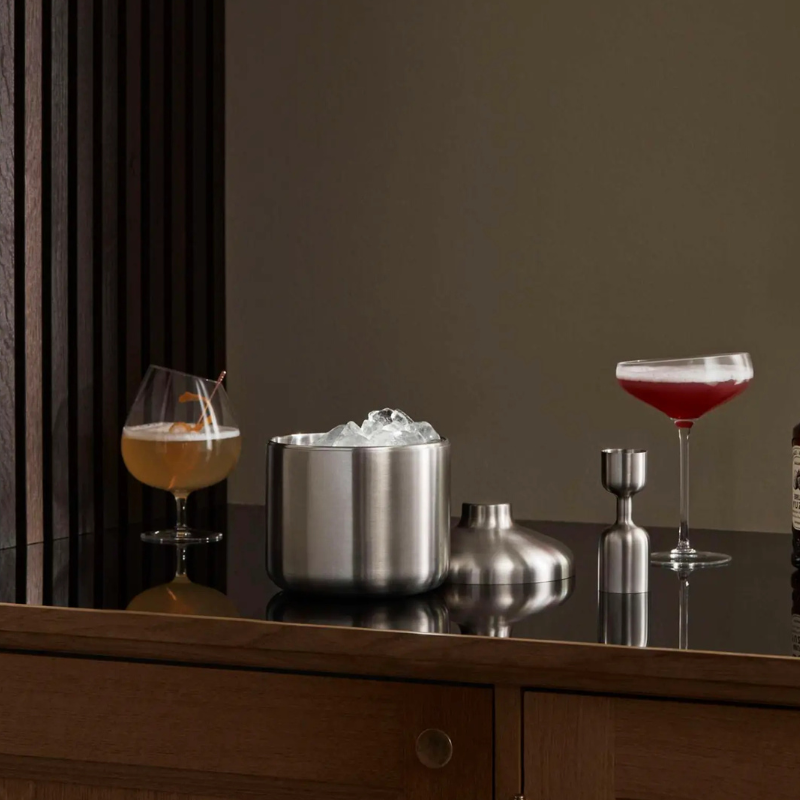 Eiskübel mit Löffel "Liquid Lounge"