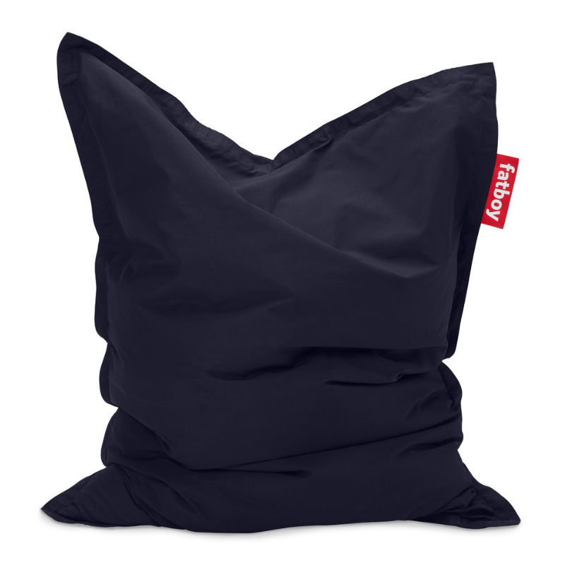 Fatboy Sitzsack Original Outdoor auf weißem Hintergrund in der Farbe Dark Ocean