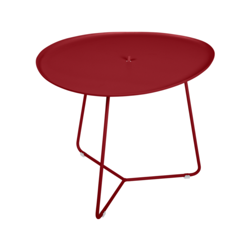 Niedriger Beistelltisch "Cocotte" (Oval) mit abnehmbarerer Platte