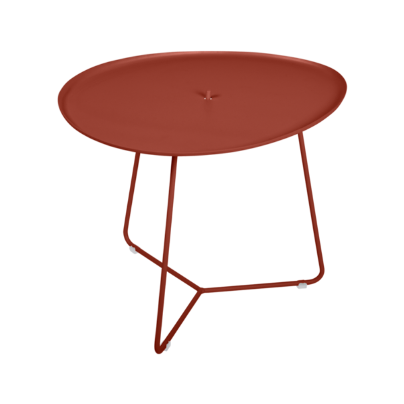 Niedriger Beistelltisch "Cocotte" (Oval) mit abnehmbarerer Platte