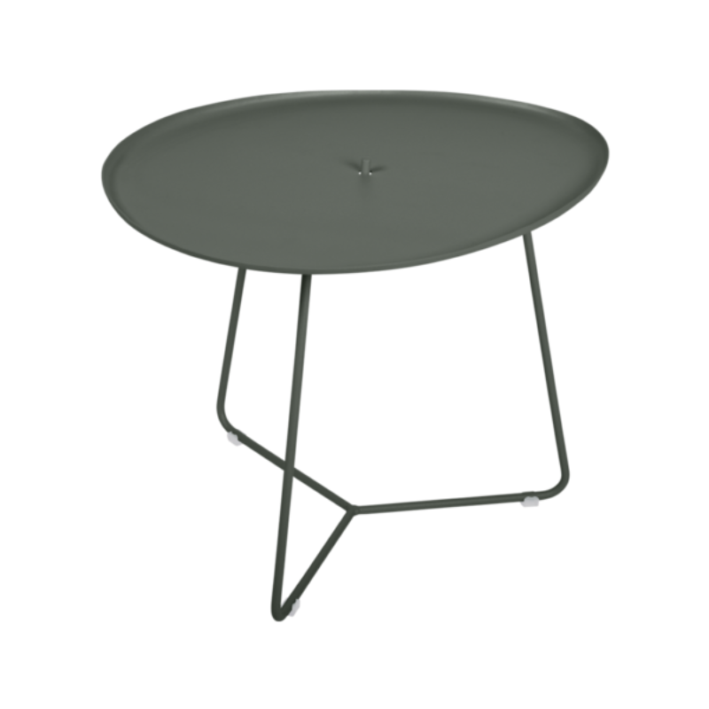 Niedriger Beistelltisch "Cocotte" (Oval) mit abnehmbarerer Platte