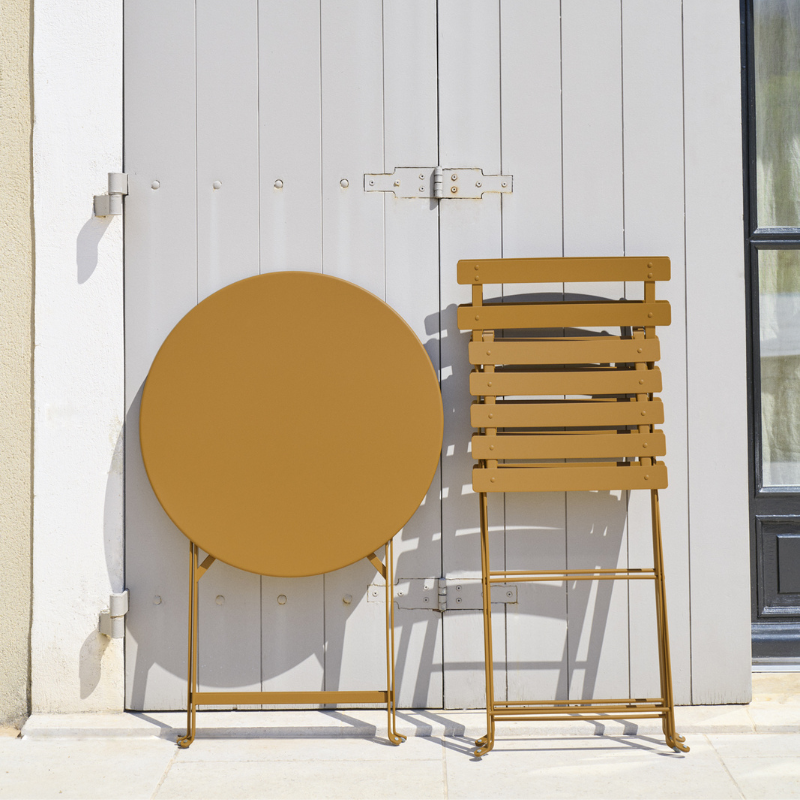 Metallklapptisch "Bistro" Ø 77cm
