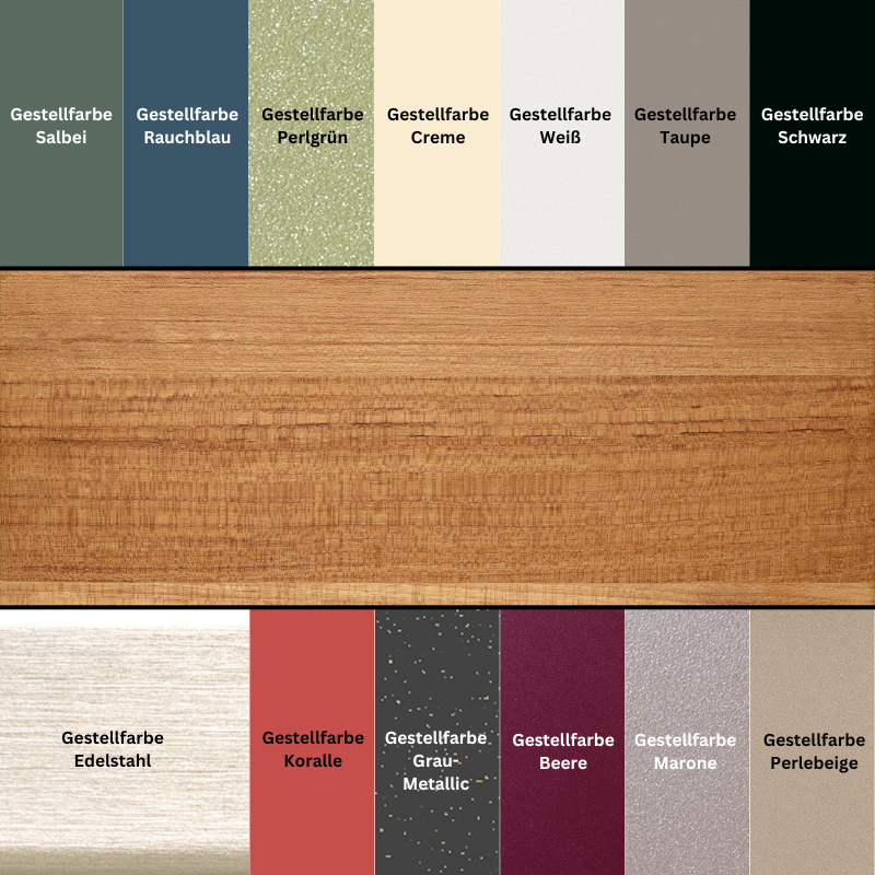 Stuhl "Balcony" mit Teak (2er Set)