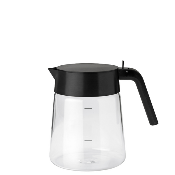Glaskanne für Cold brew & Slow-Coffee "Nohr" auf einem weißen Hintergrund