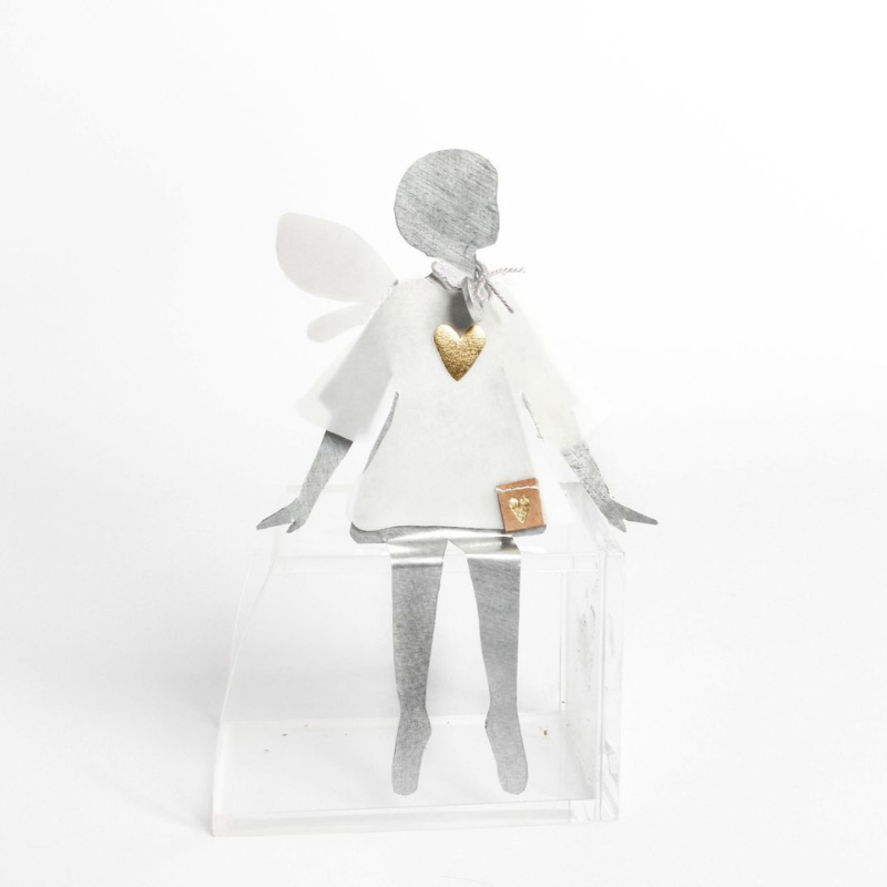 Kantenhocker WUnschfee mit goldenem Herz