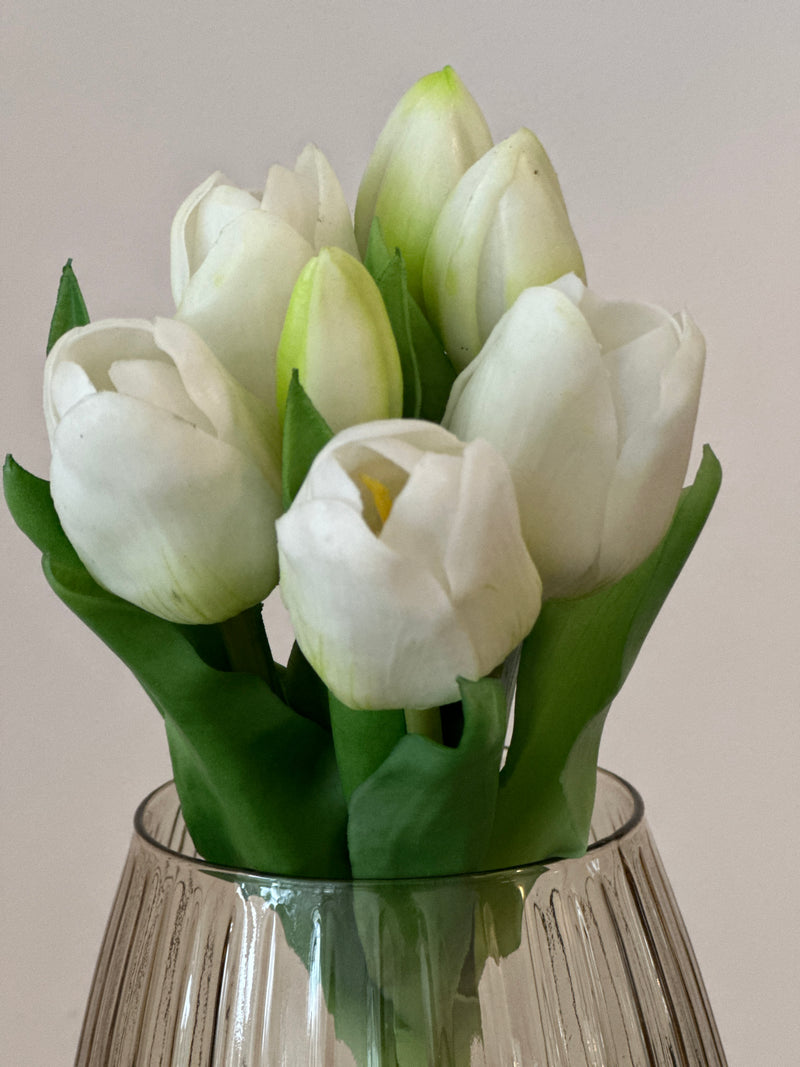 EverGreen - Kunstblumen Tulpenbund aus 7 Stück