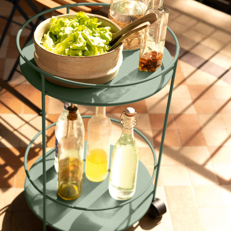 Kleiner Tisch mit Rollen "Guinguette"