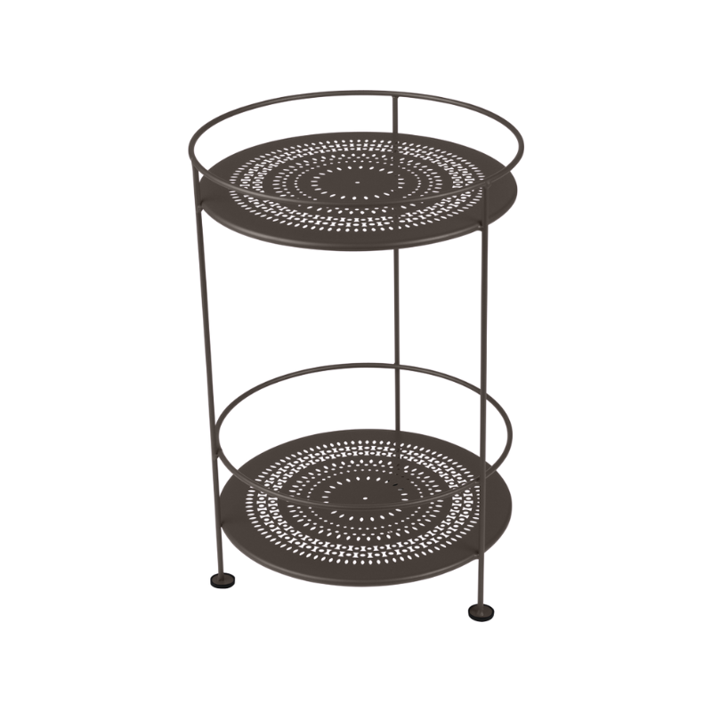 Kleiner Tisch perforierter Platte "Guinguette"