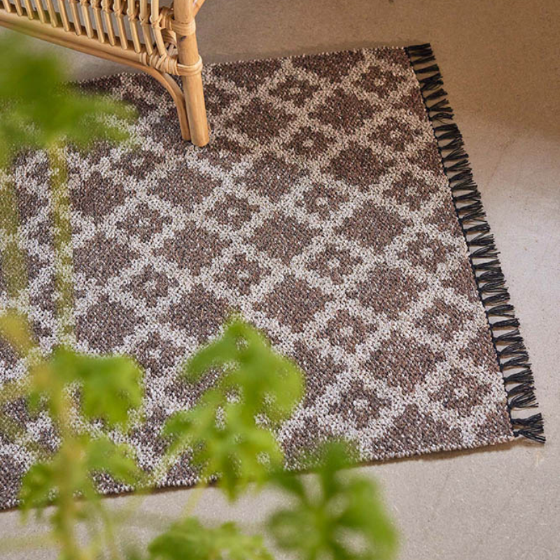 Indoor Kunststoff-Baumwoll Teppich "Noor"