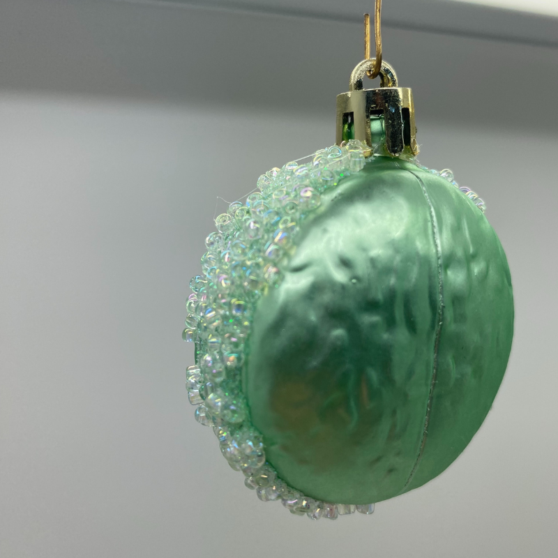 Weihnachtsbaumanhänger Macaron grün
