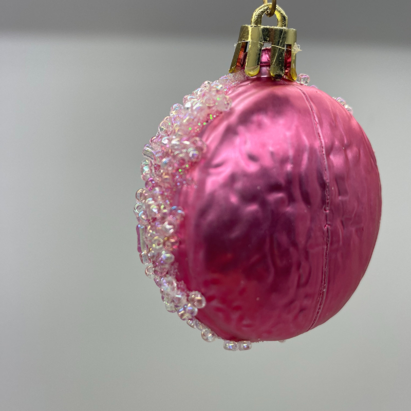 Weihnachtsbaumanhänger Macaron pink