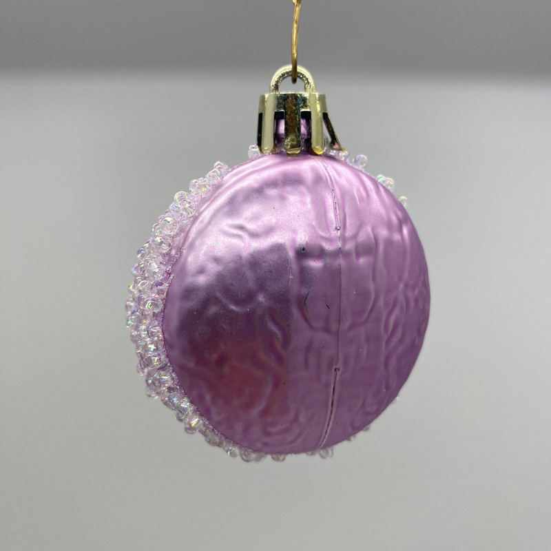 Weihnachtsbaumanhänger Macaron violett