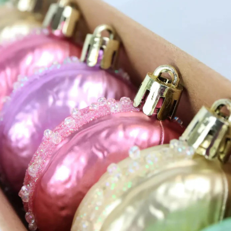 Weihnachtsbaumanhänger "Macaron"
