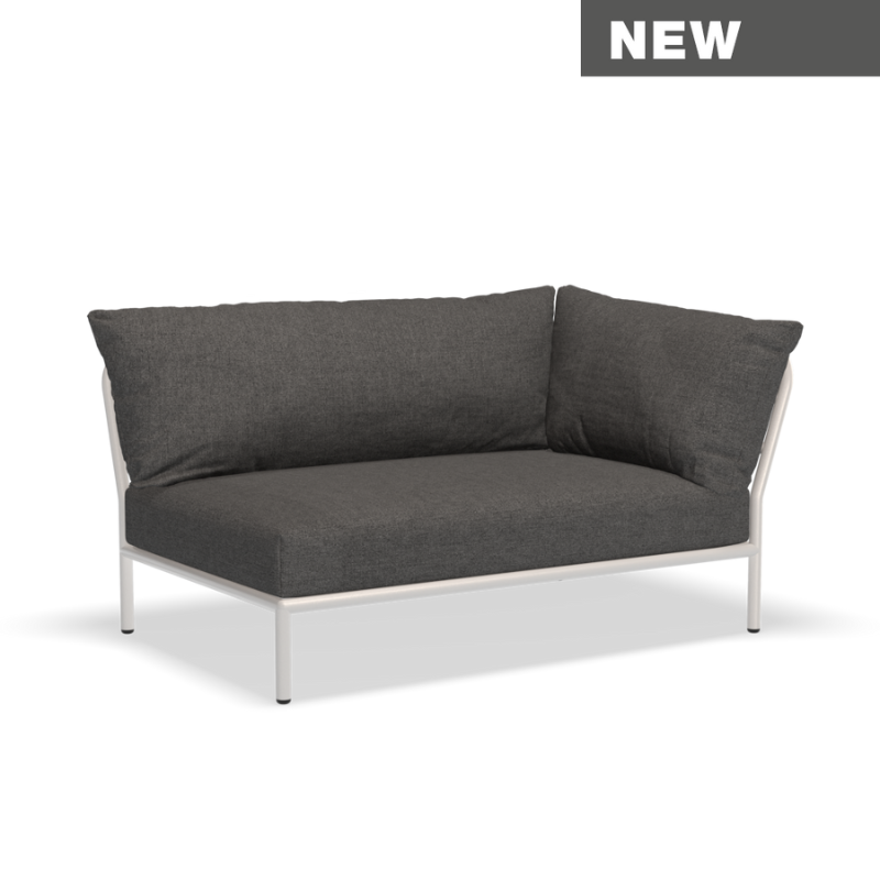 Lounge Eckelement "Level 2 " schmal Rechts - Muted White