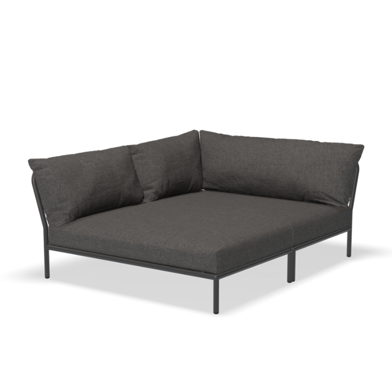 Lounge Eckelement "Level 2 " Links - Dark Grey
