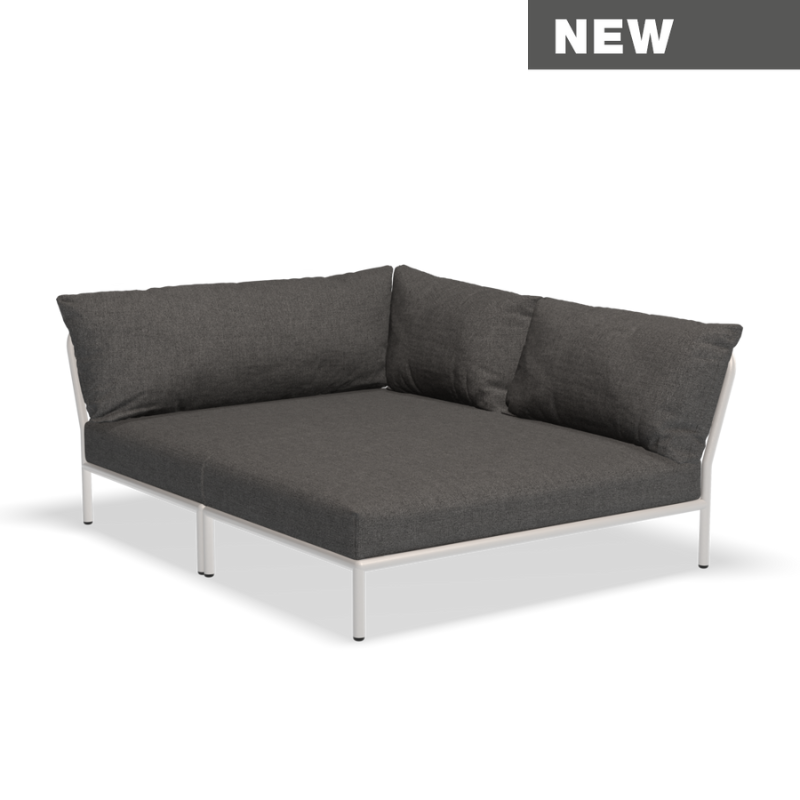 Lounge Eckelement "Level 2 " Rechts - Muted White