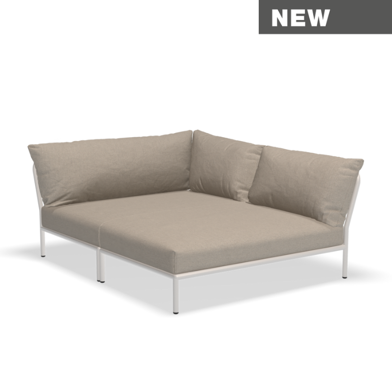 Lounge Eckelement "Level 2 " Rechts - Muted White
