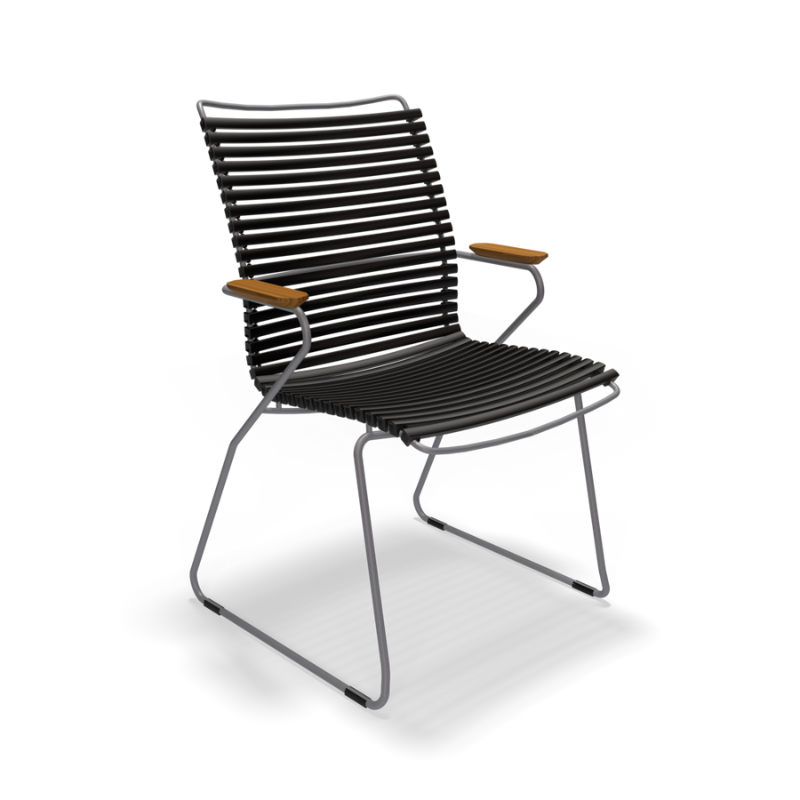 Stuhl mit hoher Rückenlehne "Click"