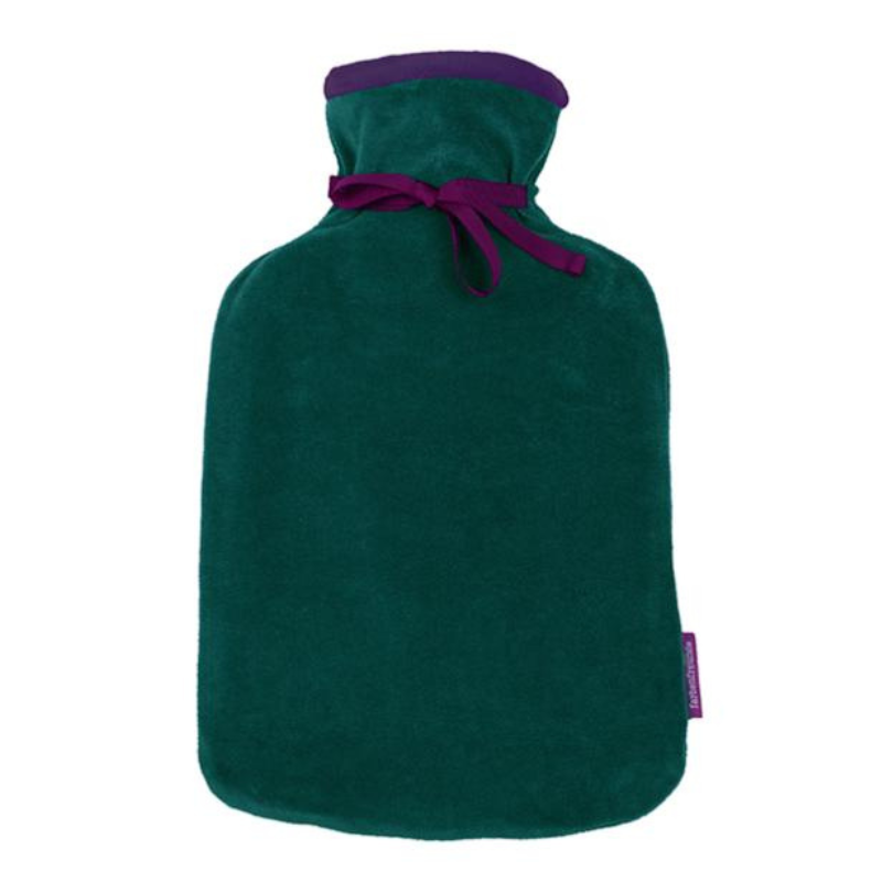 Wärmflasche "Twins" aubergine 