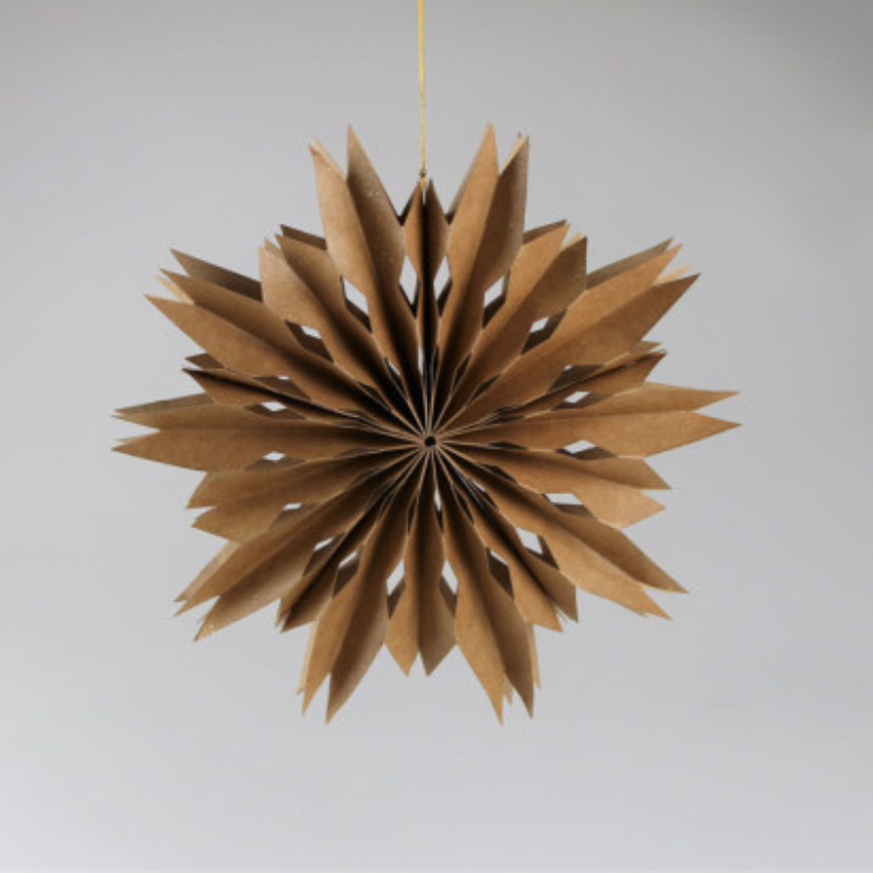 Weihnachtsbaumschmuck "Schneeflocke" aus Papier