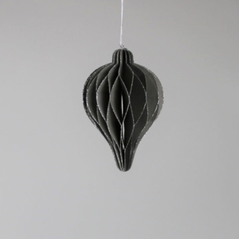 Weihnachtsbaumschmuck "Zwiebel" aus Papier