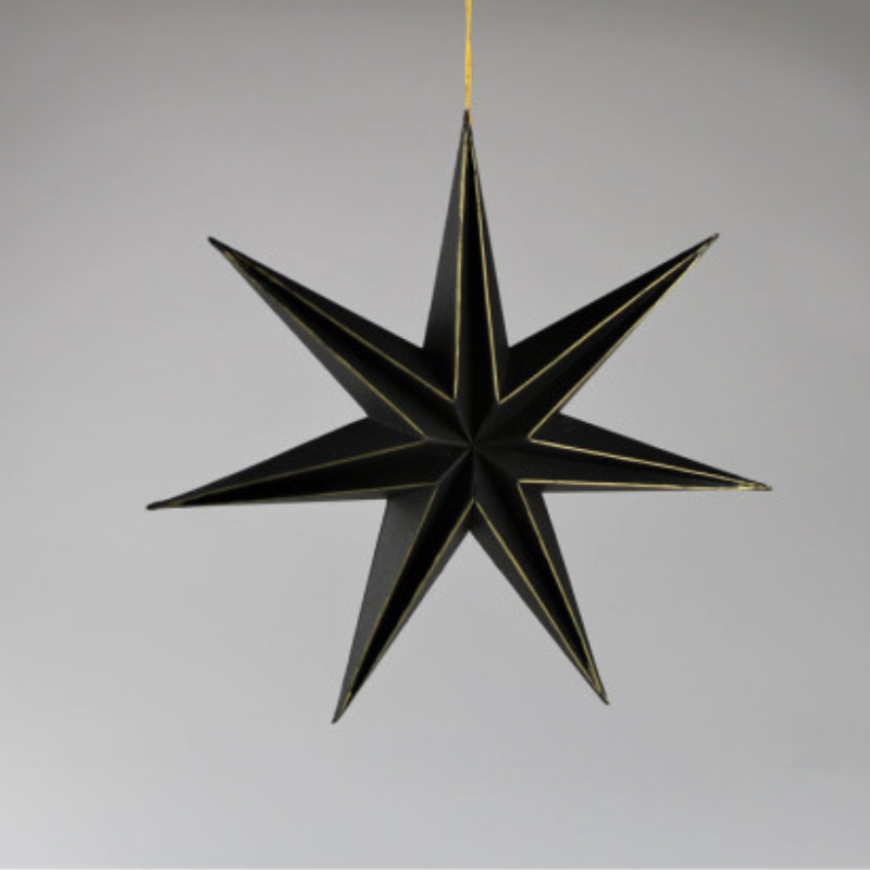Weihnachtsbaumschmuck "Stern" aus Papier