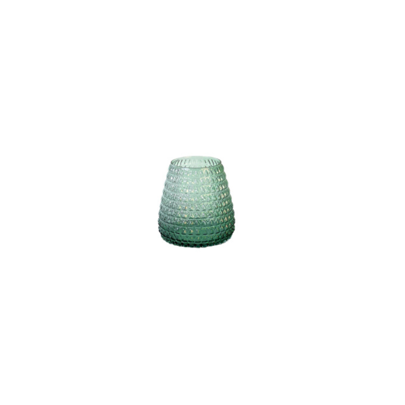 XLBOOM DIM Scale Vase / Windlicht - klein hellgrün