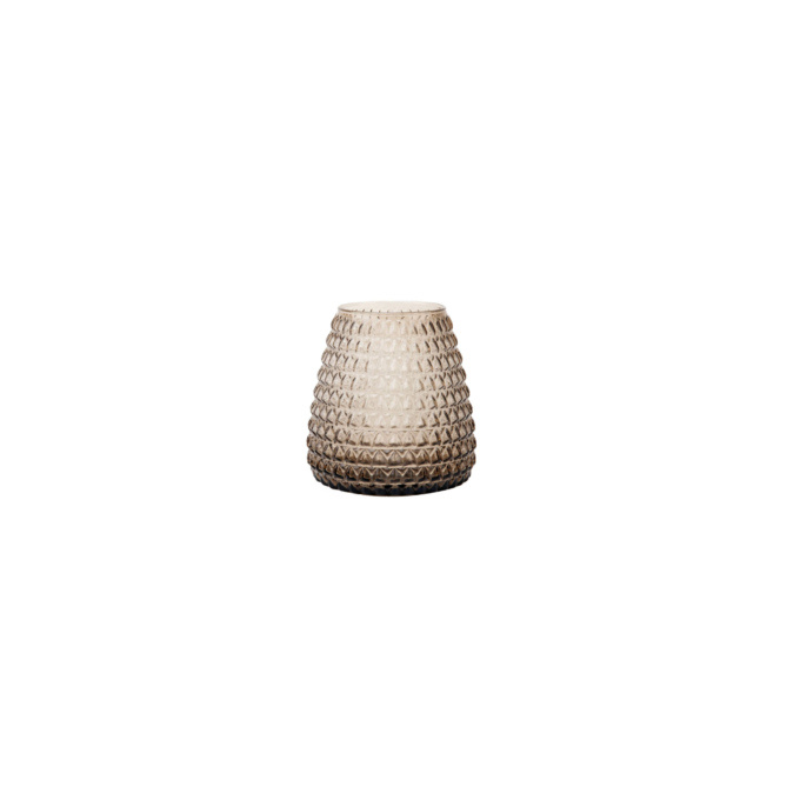 XLBOOM DIM Scale Vase - klein rauchgrau