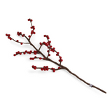 Gry & Sif Christmas Dekoration roter Zweig mit Beeren aus Filz