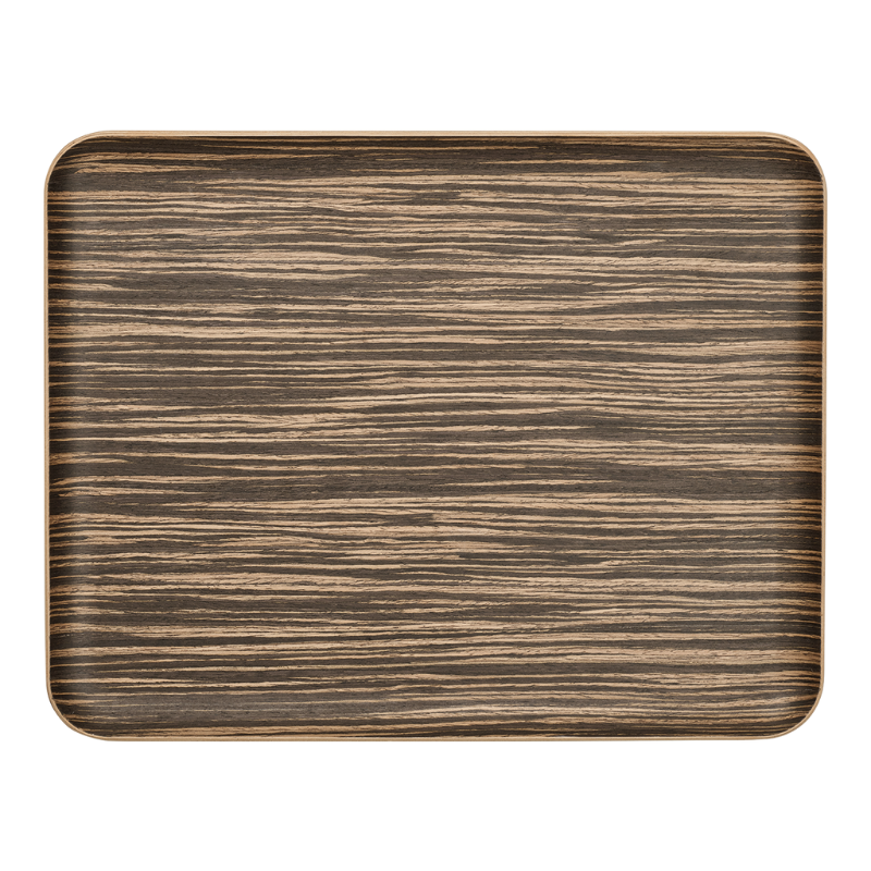 ASA Selection Holztablett rechteckig - Wood ebony