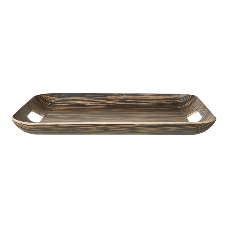 ASA Selection Holztablett rechteckig - Wood ebony